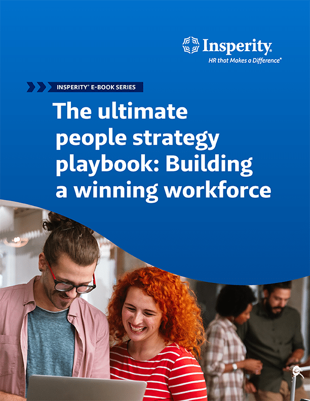 The ultimate people strategy playbook e-book cover